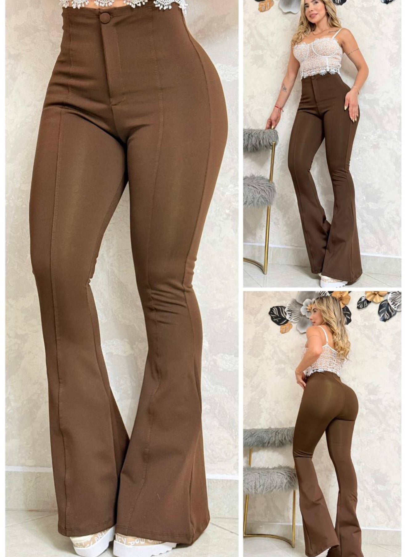 LEGGINGS BUCAREST FAJA INTERNA EFECTO RELOJ ARENA