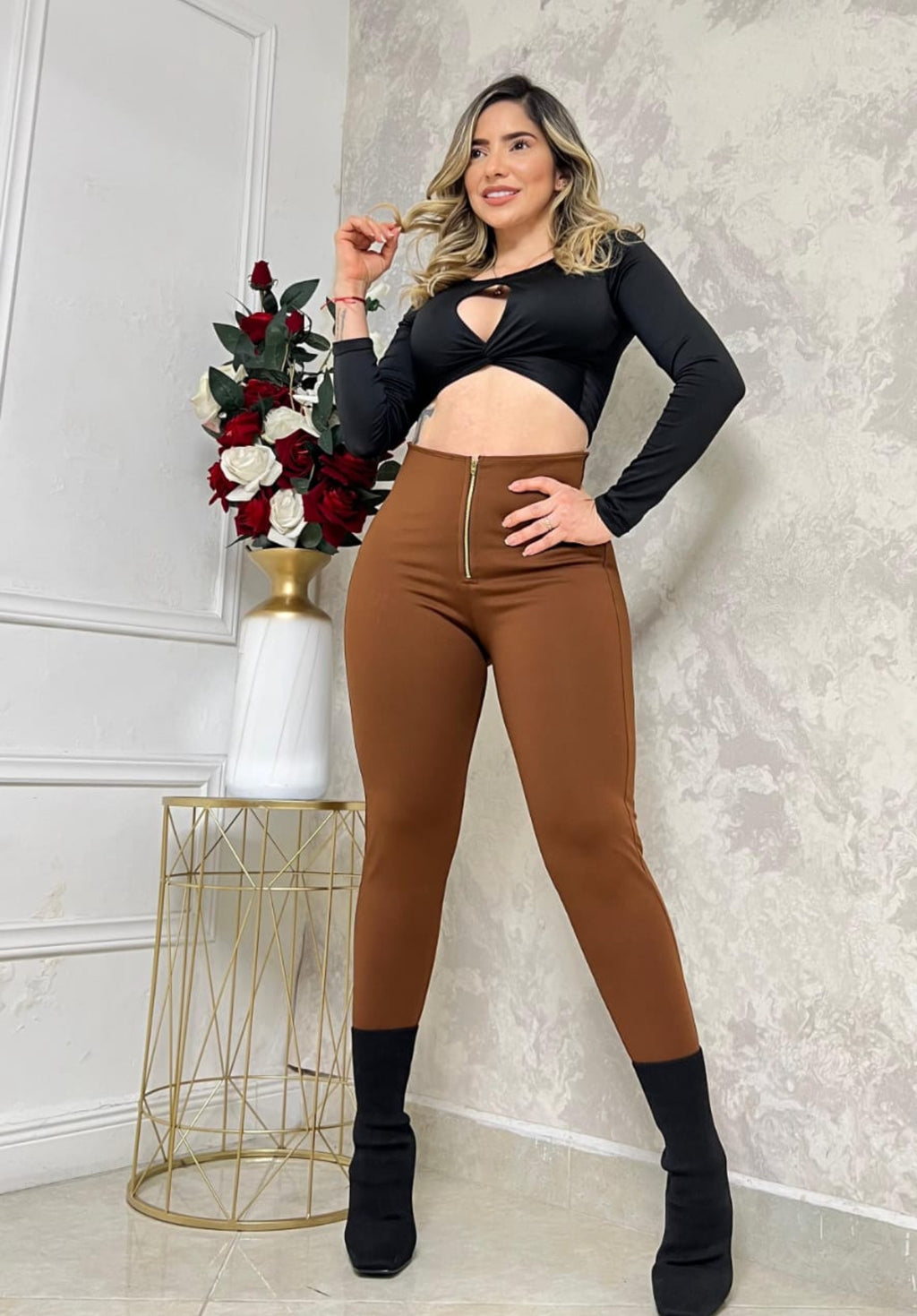 LEGGINGS JERSEY EFECTO RELOJ ARENA