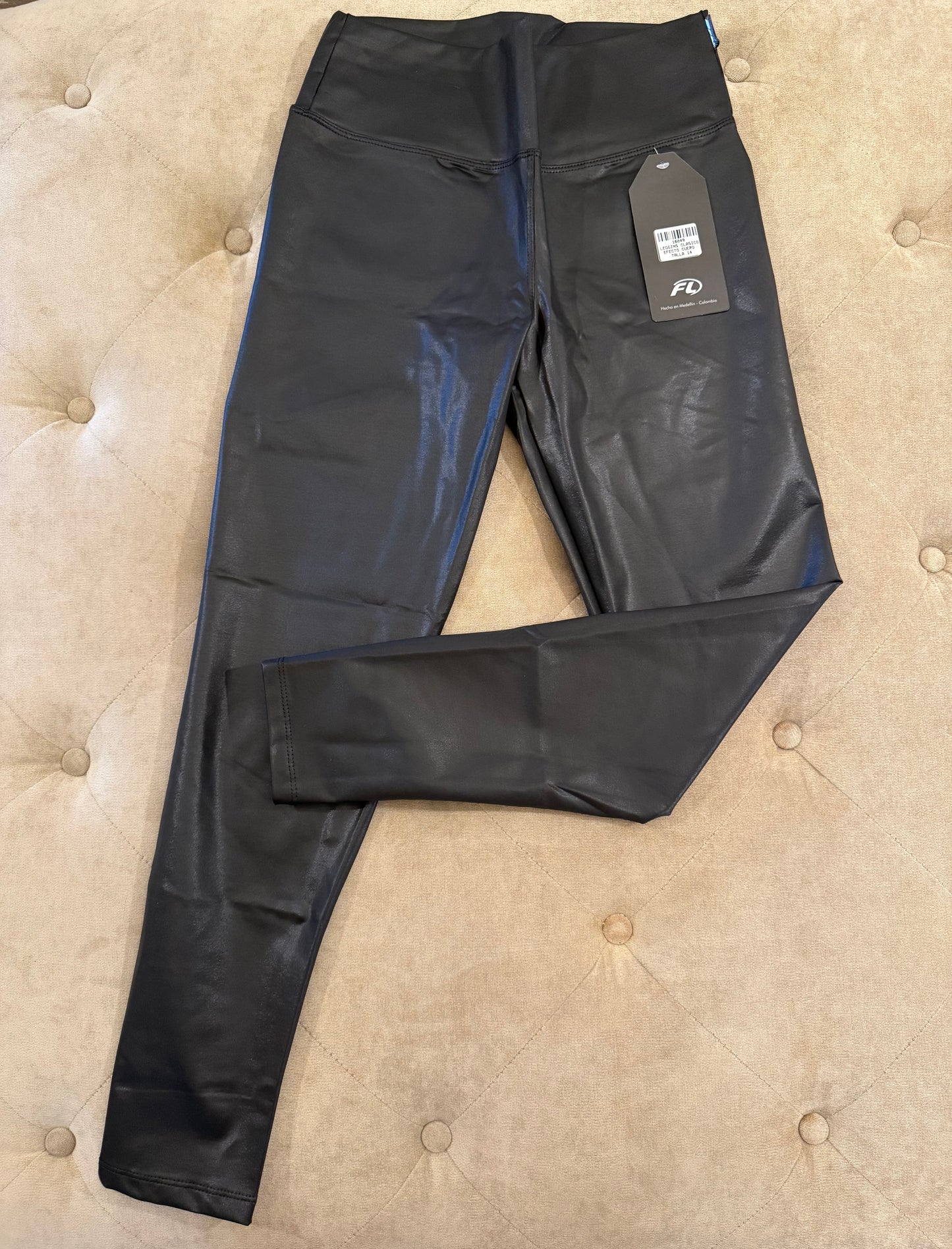 Leggings - Clasico Efecto Cuero