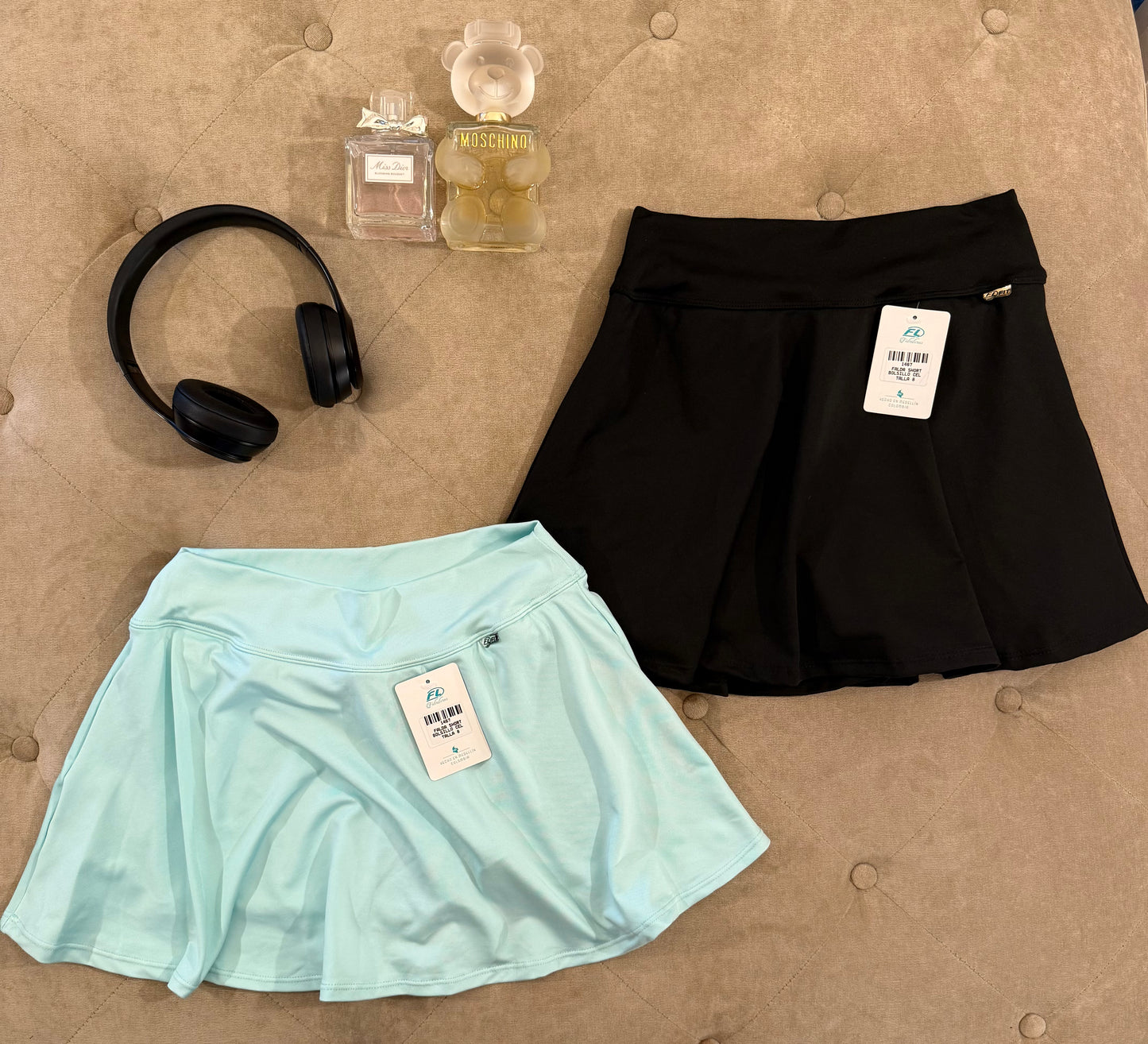 Falda Shorts - Bolsillo Cel