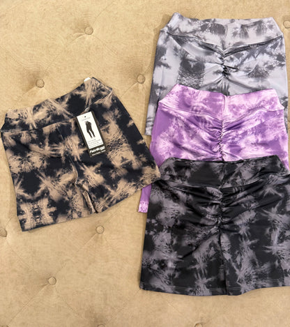 Push Up Shorts - Tie Dye