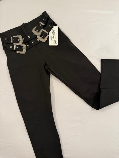 Leggings - Hebillas Cromada