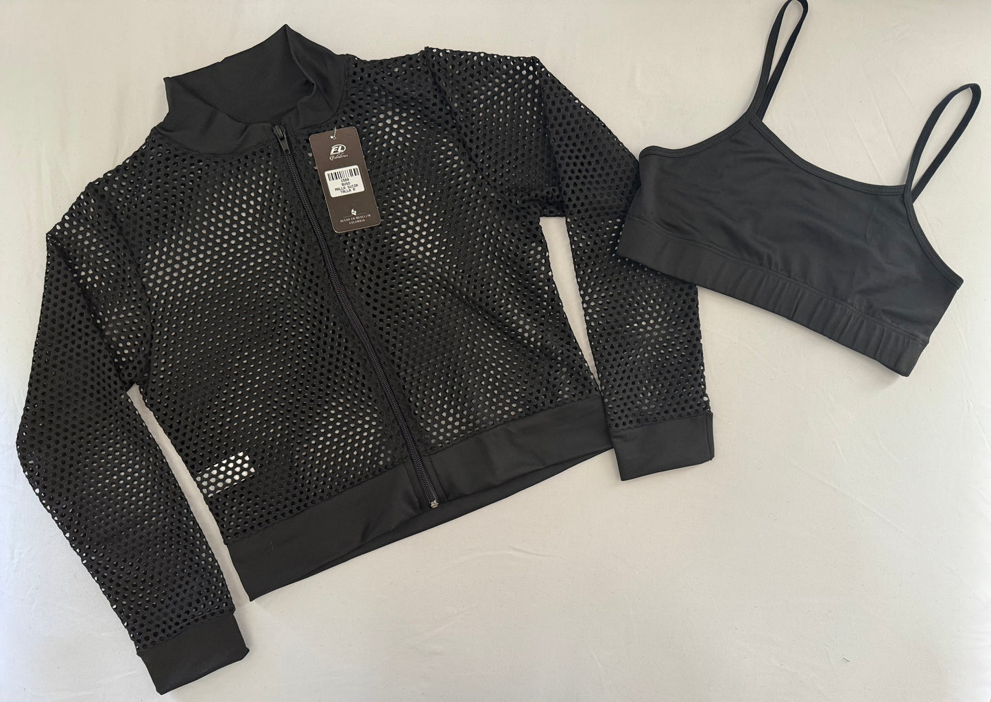 Baseball Mesh w/ Top - zip up