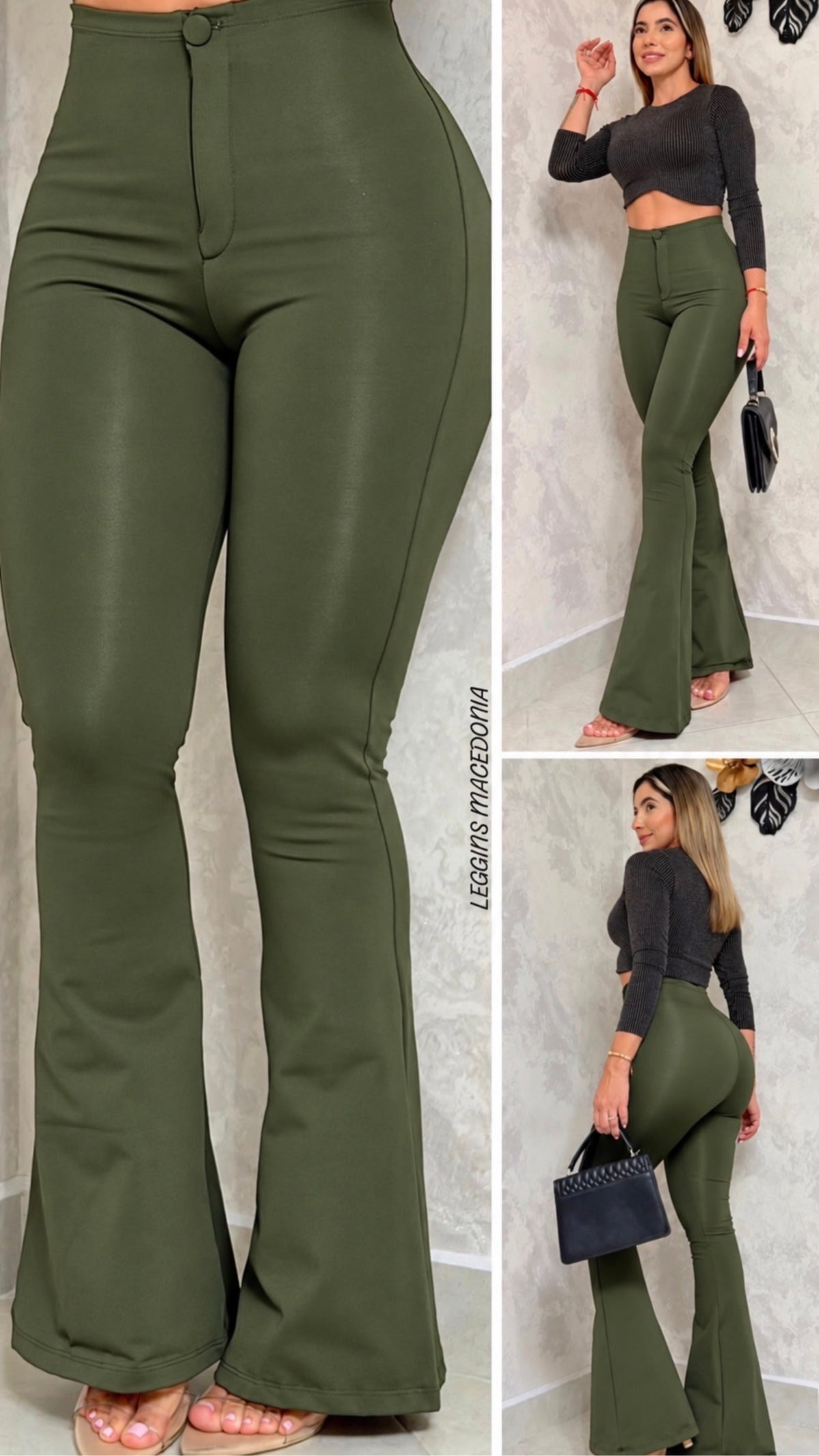 Leggings Macedonia - Faja Colombiana Levanta Cola Bota Campana