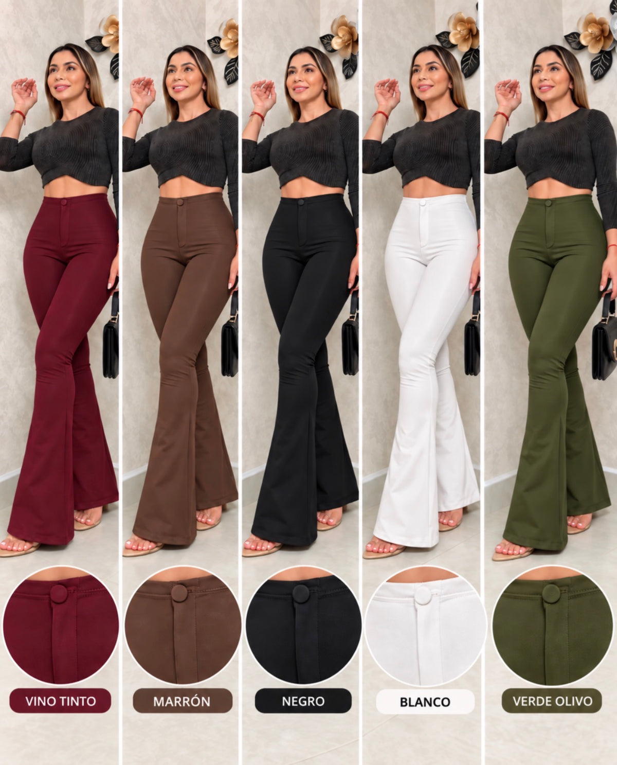 Leggings Macedonia - Faja Colombiana Levanta Cola Bota Campana