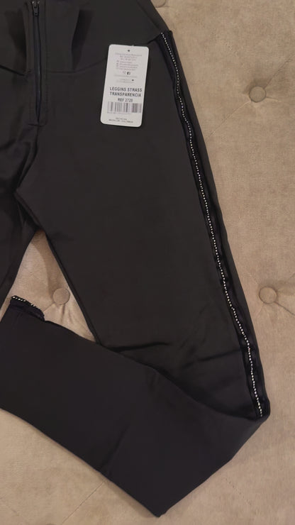 Leggings - Strass Transparencia